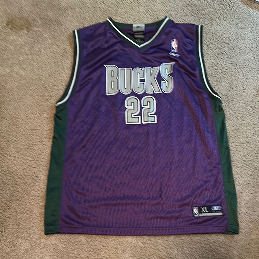 Reebok Purple and Green Game Jersey